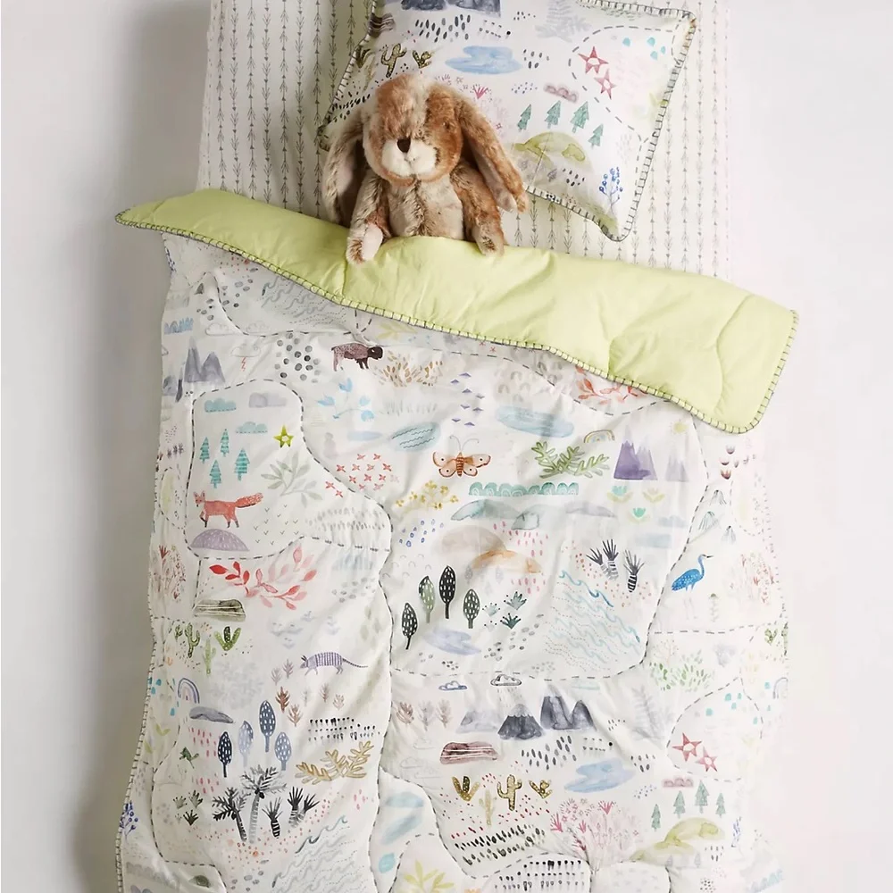 Children's Twin Wildnerness Comforter /Sham by Kate Vernon x Anthropologie